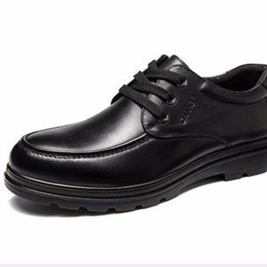 British comfortable low-cut round toe lace-up shoes